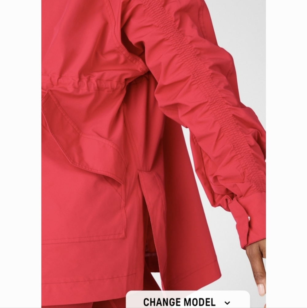 Fabletics Bold Red Utility Jacket - image 3